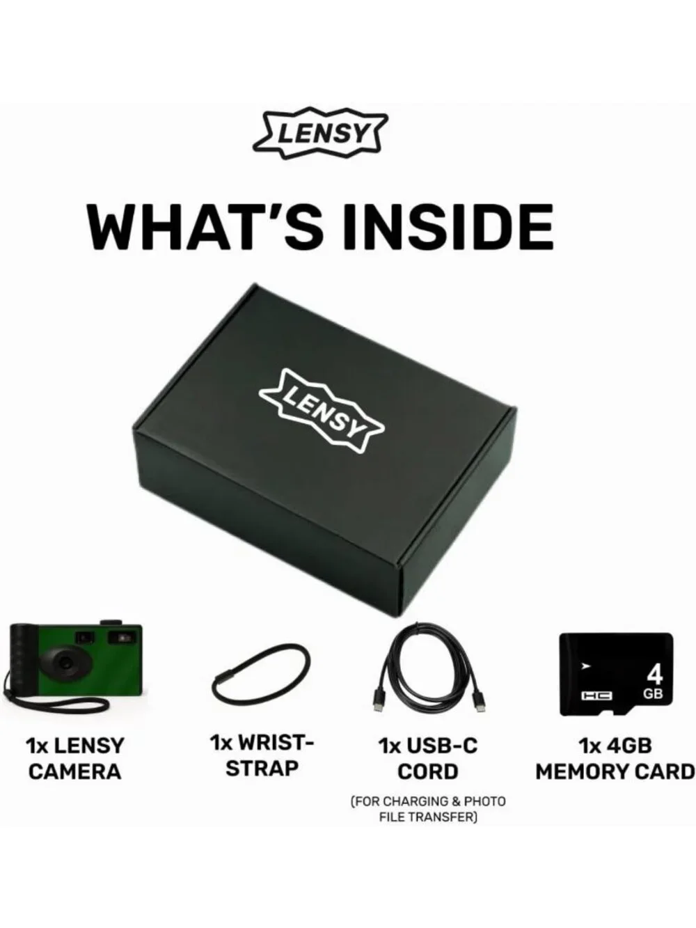 Screen-Free Digital Camera | 8MP, Rechargeable, Lightweight, Auto-Flash, Retro
